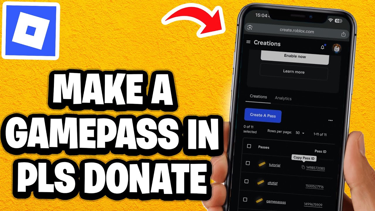 How To Make A Gamepass In Pls Donate - 2026 - YouTube