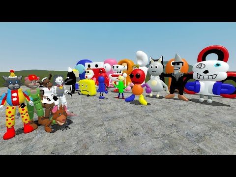 NEW 3D Memes VS Playtime With Percy 3D NPC Pack 1 in Garrys Mod