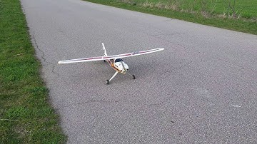 Landing with RC plane multiplex mentor