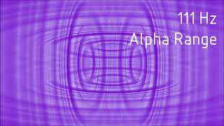 Pure 111 Hz Alpha Range Binaural Beats [30 min]