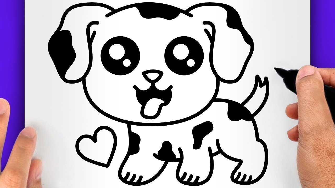 Comment Dessiner Un Chien Kawaii Facilement Pour DÉbutant Youtube