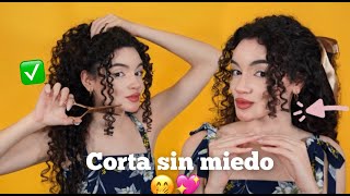 Corte de cabello RIZADO para FORMA y VOLUMEN manteniendo el largo