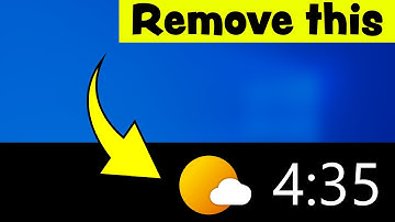 How to Remove Weather News Widget from Taskbar on Windows 10