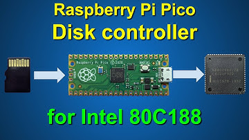 Raspberry Pi Pico disk controller for Intel 80188