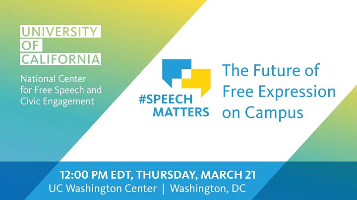 #SpeechMatters: The Future of Free Expression on Campus