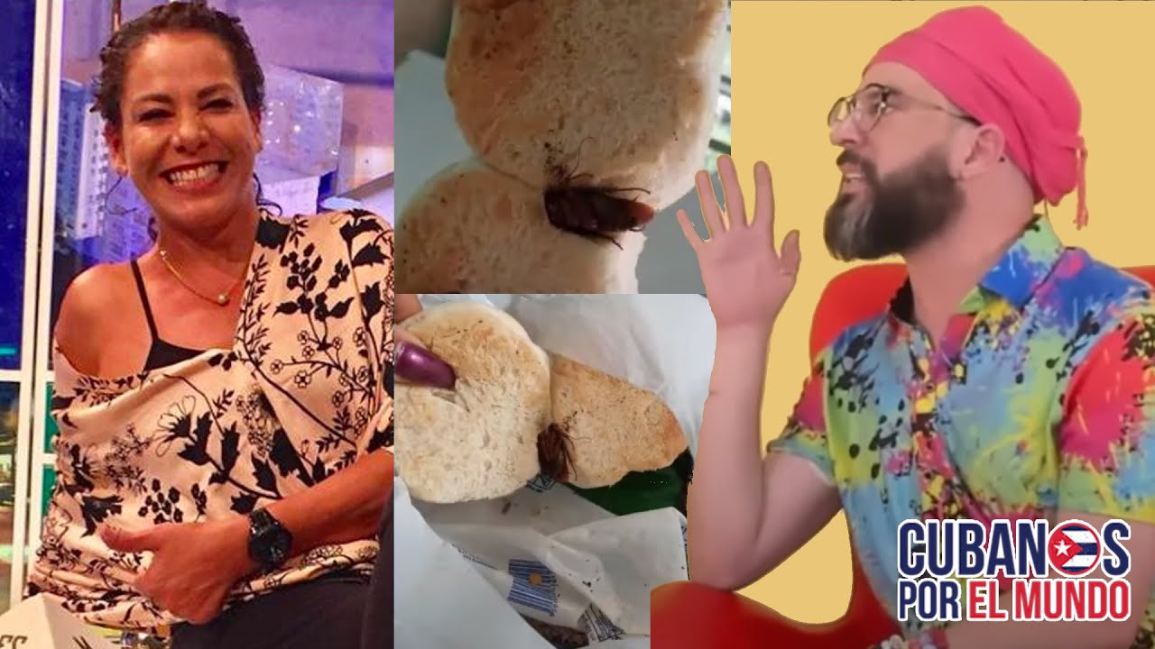 Otaola la muestra a Edith Massola algunas de las "maravillas" que se hace con el pan en Cuba