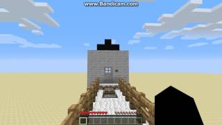 Minecraft redstone command block rocket