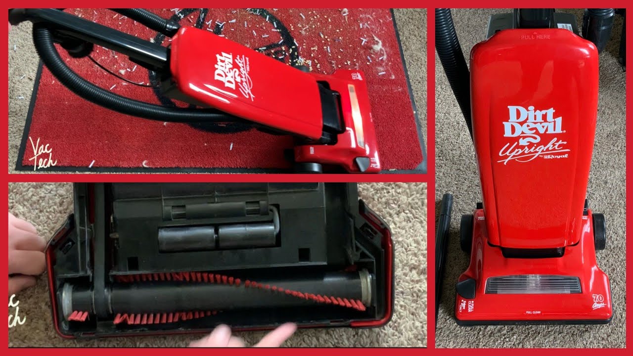 komedie Politik identifikation 1991 Dirt Devil Deluxe Upright Vacuum Cleaner Review & Demonstration Model  7200 - YouTube