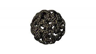 Linked stars reaction diffusion texturing