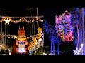 Disney&#39;s Hollywood Studios 2023 Christmas Decorations at Night in 4K | Walt Disney World Florida