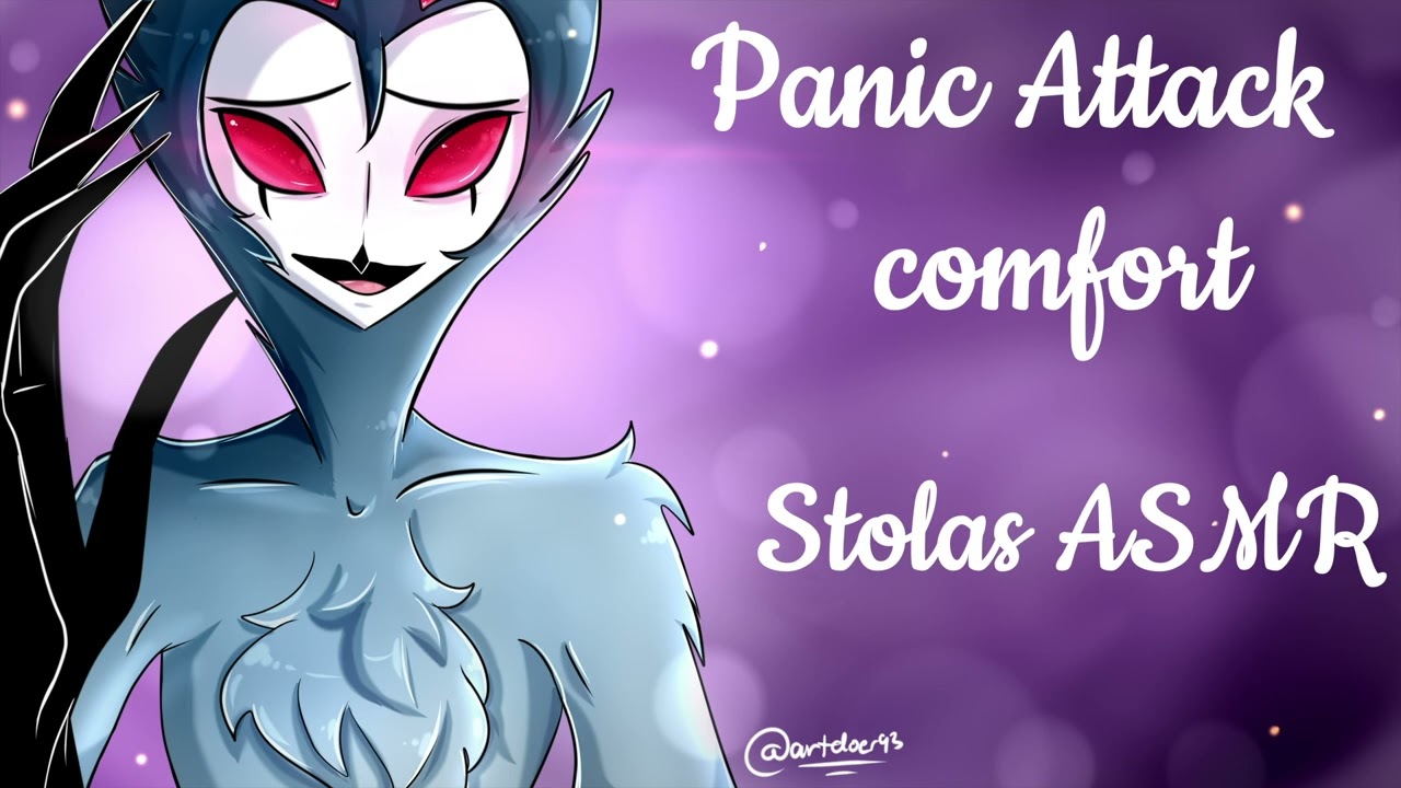 Stolas ASMR rp - Panic Attack Comfort - Stolas x Blitz listener | Rain and fireplace | Heartbeat