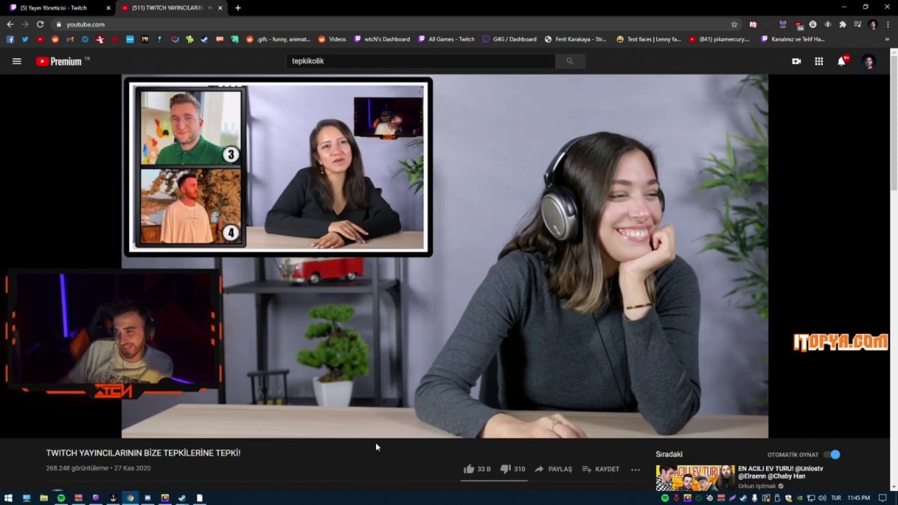 Wtcn - Twitch Yayıncılarının Bize Tepkilerine Tepki İzliyor (Tepkikolik)