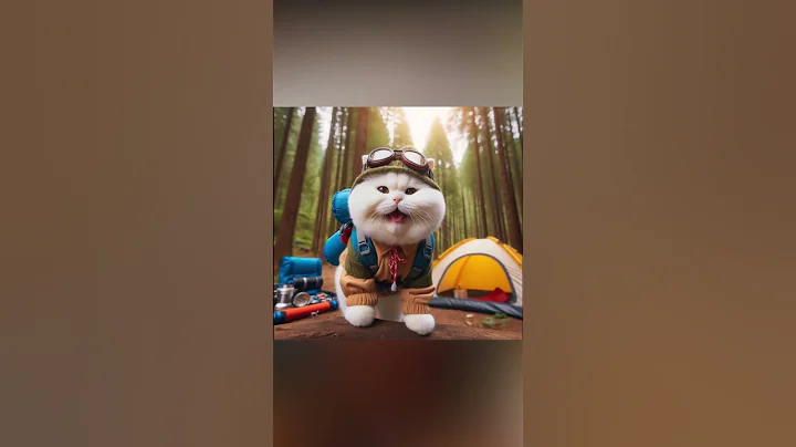 Watch the video about Cat in jurasic park #cat #meow #forest #animals #dianasour #scary #unstoppable#shorts