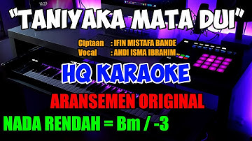 Taniyaka Mata Dui Nada Rendah HQ Lagu Bugis Karaoke Keyboard Korg Pa1000