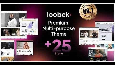Loobek   Elementor Multipurpose WooCommerce Theme