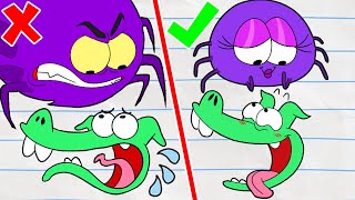 SPIDER BEST FRIEND! Boy & Dragon | Animated Cartoons Characters | Animated Short Films