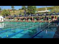 Allen's 100 Backstroke at the CA/NV 2018 Sectional Meet