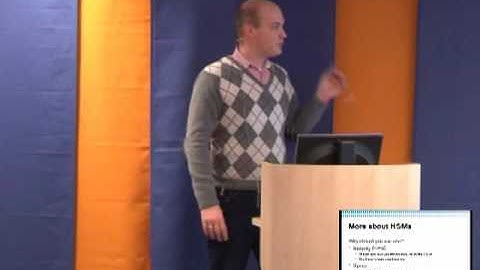 OpenDNSSEC training part 4/9 - OpenDNSSEC architecture