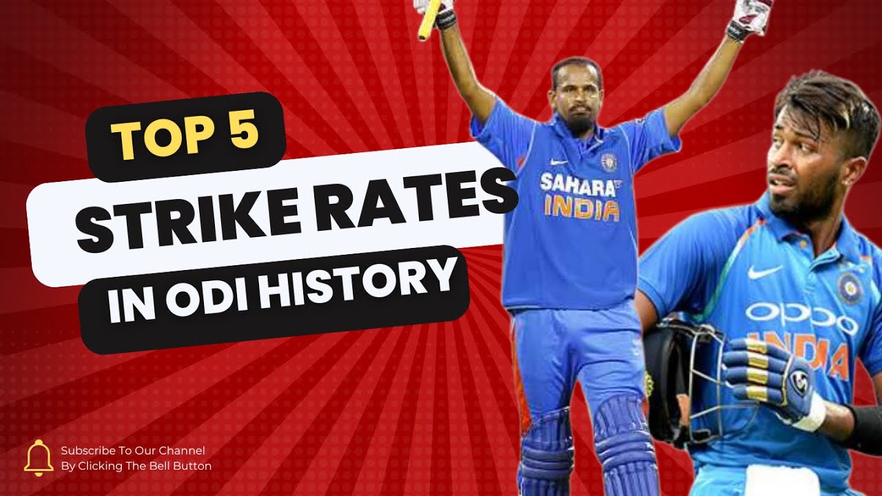 Top 5 ODI Cricketers with the Highest Strike Rates!