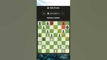 Chess.com Daily Puzzle 17 January 2024 #shorts