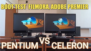 Intel Pentium vs intel celeron  Boot Test | Speed test