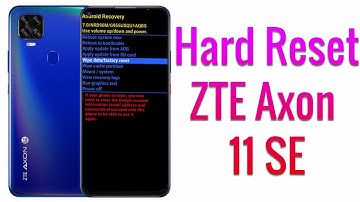 Hard Reset ZTE Axon 11 SE | Factory Reset Remove Pattern/Lock/Password (How to Guide)