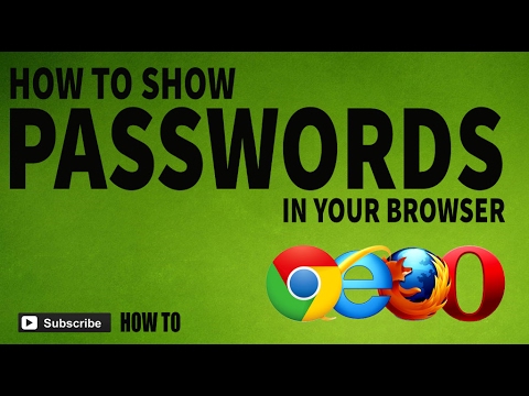 Show hidden password using html code | Find saved passwords - YouTube