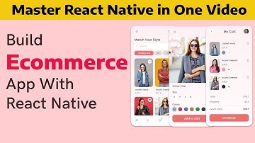 Build Ecommerce App With React Native| Build Online Store App in React Native