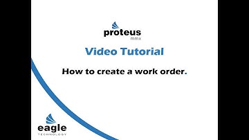 How To Create a new Work Order