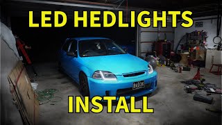 New LED DRL Headlights for the Civic!!! by ALTWERKZ 85 views 8 months ago 8 minutes, 45 seconds