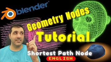 Blender Geometry Nodes Tutorial - Edge paths to curves with shortest path