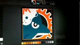 Call of Duty Black Ops Emblem Tutorial- Miami Dolphins