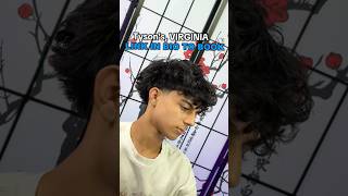 Textured fringe transformation in Tysons, VA📍Clean blend & fresh look. Book via bio🔗 #dmv #short