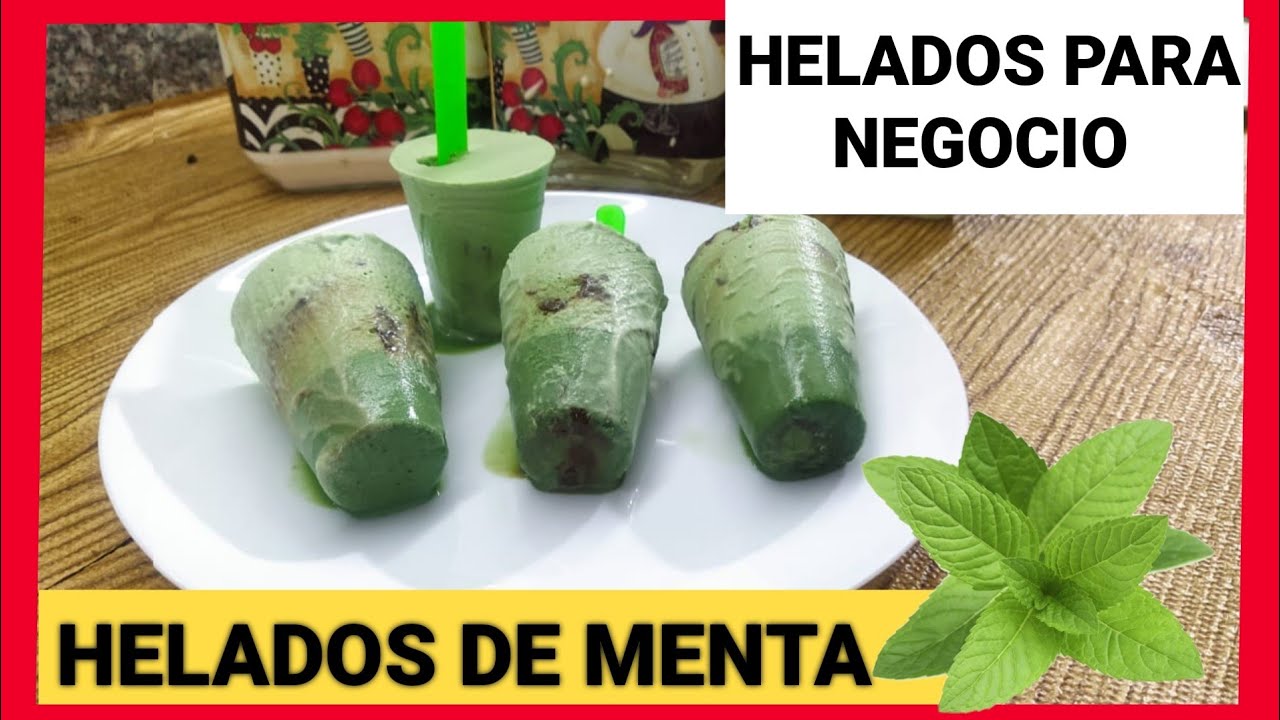 HELADOS DE MENTA/ DELICIOSOS HELADOS CASEROS CREMOSOS DE MENTA /HELADO DE  MENTA Y CHOCOLATE - YouTube