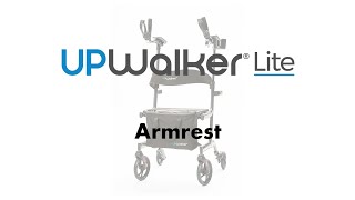 Adjusting The Armrest On Your Upwalker Lite