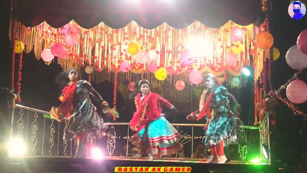 ओढ़नी चुनरिया बहुत सुंदर हिंदी गाना गाते हुए, कुलेश गुरु बड़ांजी दियारी गढ़धन मेला में कस्तुरपाल नाट