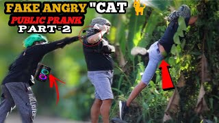 FAKE ANGRY CAT PART2 'PUBLIC PRANK' | PUSA LANG NAMAN KUMALMOT