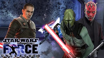 SWTFU2 Starkiller vs Sith Stalker and Darth Maul - Challenges DLC