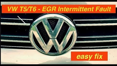VW  T5 TDI EGR Intermittent Electrical  Fault
