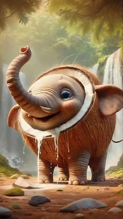 Meet Cocofantoelefanto: The Coconut-Wrapped Baby Elephant That’ll Melt Your Heart!