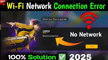 Free Fire Not Opening Using Wifi | Free fire Wifi Network Problem | Network Error Problem Solved