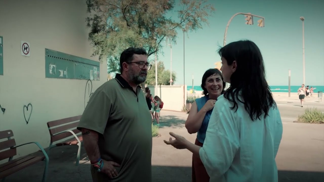 Blanes participa en un projecte europeu d'art urbà amb un mural inspirat en la platja i Sa Palomera