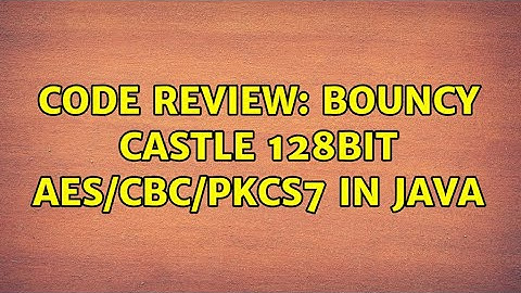 Code Review: Bouncy castle 128bit AES/CBC/PKCS7 in java