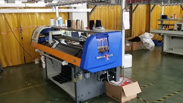 double  system full jacquard collar knitting machine