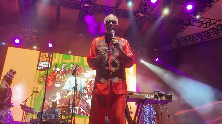 Femi Kuti performs for Summer for the City, at Damrosch Park Lincoln Center NYC 07/27/25 9:31 pm