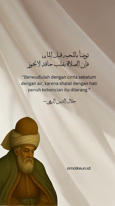 Jalaluddin Rumi- 🕊️ #selfreminder #storywa #amalan #sufi