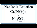 Net Ionic Equations and Solubility