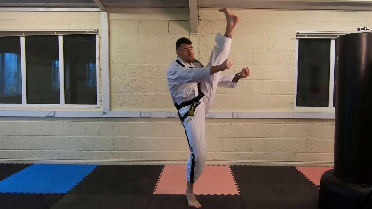 Front Rising Kick Tutorial Taekwondo Kicks YouTube