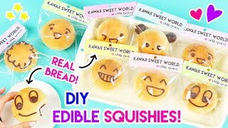 How to Make Edible Squishies (Nutella Bread Buns)!