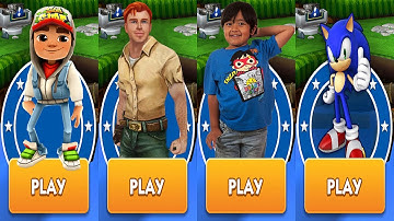 Sonic Dash vs Subway Surfers vs Temple Run 2 vs RYAN